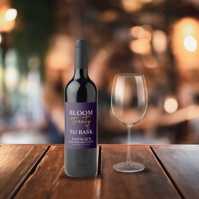 Etiqueta Para Botella De Vino Veinte años de sangre para frenar violo fiesta de  (Subido por el creador)