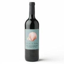 Verde Mar con Concha "Nuestro Día de Boda"