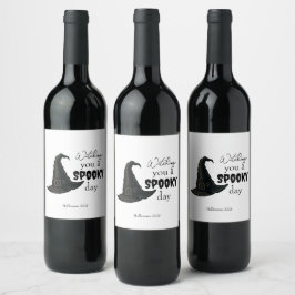 Etiqueta Para Botella De Vino Vibes de cocina - espeluznante y elegante |
