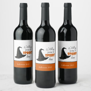 Etiqueta Para Botella De Vino Vibes de cocina - espeluznante y elegante  