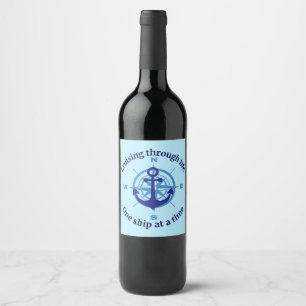 Etiqueta Para Botella De Vino Vida de Crucero