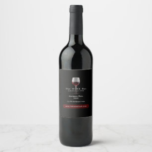 Etiqueta Para Botella De Vino Vidrio, bar de vinos/bodega