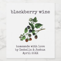 Vino de zarzamora casero con amor