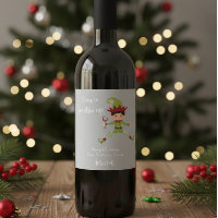 Vino divertido de Navidad Elf Elfed Up