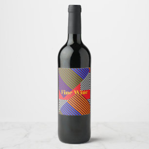 Etiqueta Para Botella De Vino Vino Fino