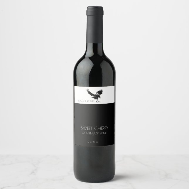 ETIQUETA PARA BOTELLA DE VINO VINO HOMEMADE (Anverso)