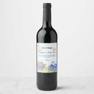 Etiqueta Para Botella De Vino Vino o espumoso Etiqueta de la calabaza de la etiq