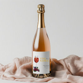 Etiqueta Para Botella De Vino Vinow antes de jurar WIne Dando la ducha de novia