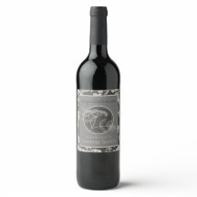 Vintage Dark, Personalizado casero de vino de flor
