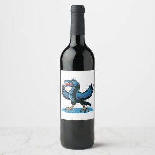 Etiqueta Para Botella De Vino Vuelo de Soda de Fantasía: Este título es