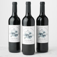 Watercolor Winter Florals Gracias Boda