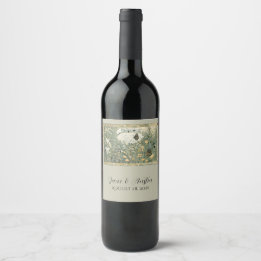Etiqueta Para Botella De Vino Whimsical Fairtale