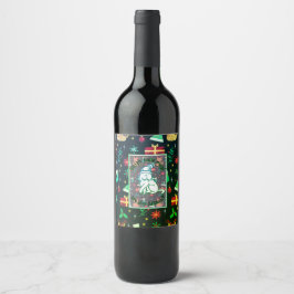 Etiqueta Para Botella De Vino Whisker Wonderland