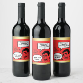 Etiqueta Para Botella De Vino Wine & Whine: Custom Labels for Your Drama-Filled