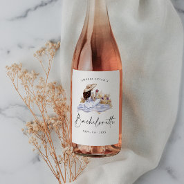 Etiqueta Para Botella De Vino Winery Picnic Cottage Bachelorette Weekend
