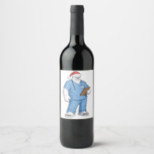 Yeti Abominable Muñeco de Nieve Enfermera Uniforme