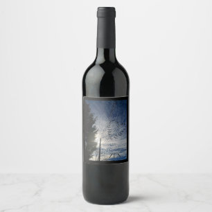 ETIQUETA PARA BOTELLA DE VINO ZEN