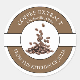 Etiqueta para café