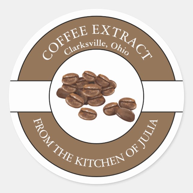 Etiqueta para café (Anverso)