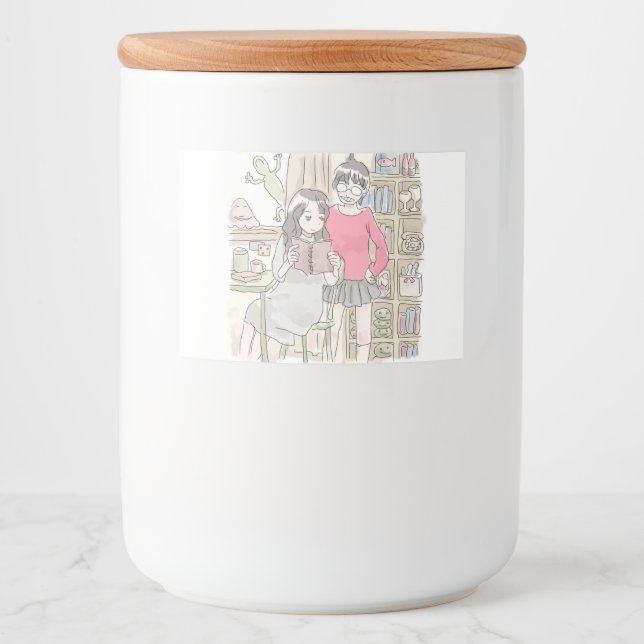 ETIQUETA PARA COMIDA さにむれじ (Anverso)