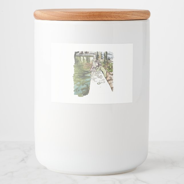 ETIQUETA PARA COMIDA されくくじ (Anverso)