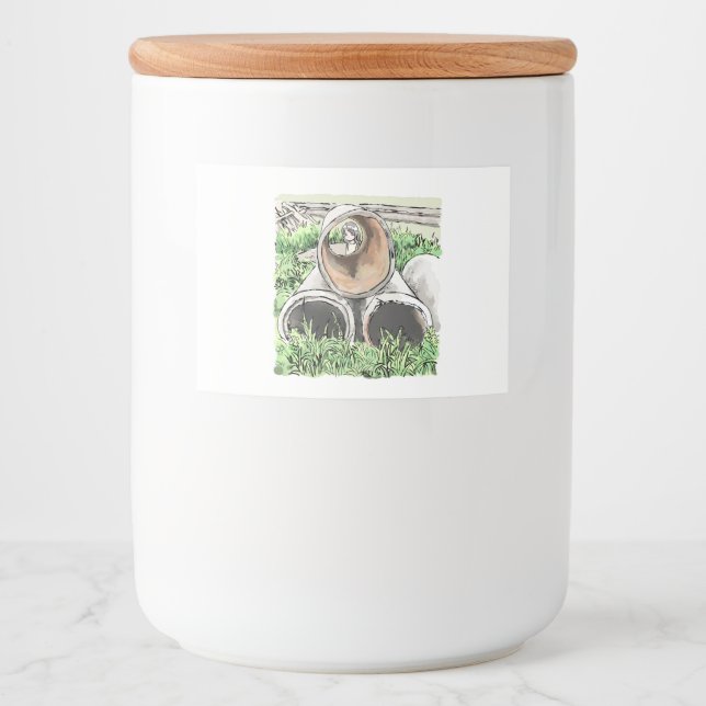 ETIQUETA PARA COMIDA されなやじ (Anverso)