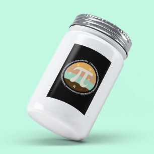 Etiqueta Para Comida 3.14 Diseño del Día Nacional de Pi - Idea de Regal