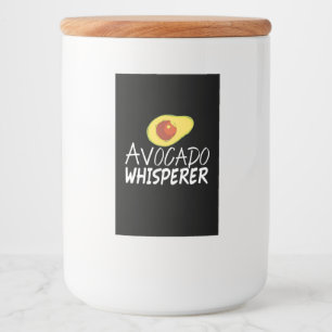Etiqueta Para Comida Aguacate Whisperer