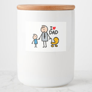 Etiqueta Para Comida Amar a papi