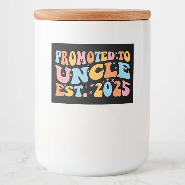 Etiqueta Para Comida Ascendido Al Tío Est. III 2025 (Anverso)