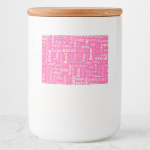 Etiqueta Para Comida Azúcar