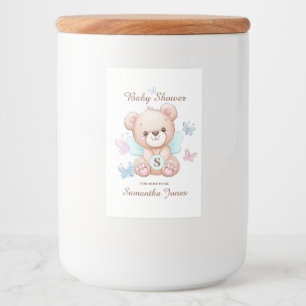 Etiqueta Para Comida Baby Shower personalizado