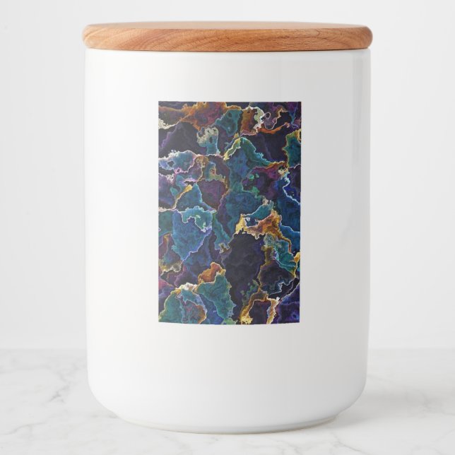 Etiqueta Para Comida Barrido de petróleo (Anverso)