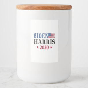 Etiqueta Para Comida Biden Harris 2020