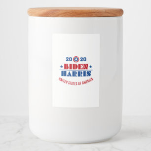 Etiqueta Para Comida Biden Harris 2020
