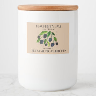 Etiqueta Para Comida Blackberry Jam Blackberries Fresas de color