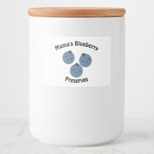 Etiqueta Para Comida Blueberries