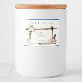 Etiqueta Para Comida Boho Beautiful Southwestern Baby Shower