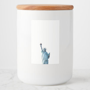 Etiqueta Para Comida Bolso de mano de la Estatua de la Libertad