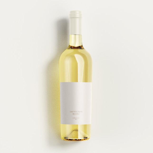Etiqueta Para Comida Botella de vino Minimalista Boho de vuelta (Subido por el creador)