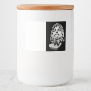 Etiqueta Para Comida Busto grecorromano