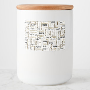 Etiqueta Para Comida Café