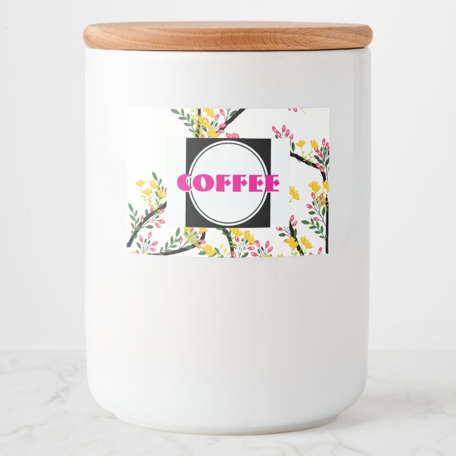 Etiqueta Para Comida Café (Anverso)