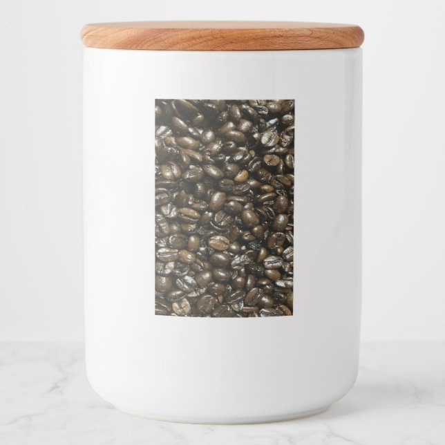 Etiqueta Para Comida Café frijol (Anverso)