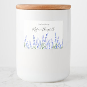 Etiqueta Para Comida Campo de Lavender 2