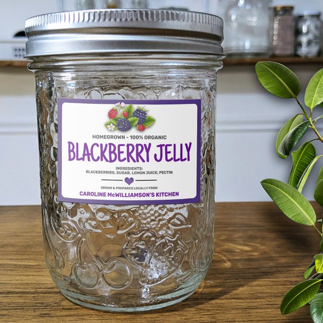 Etiqueta Para Comida Canned Blackberries Food Label (Subido por el creador)