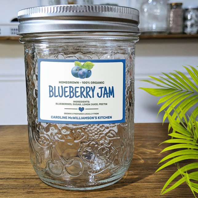 Etiqueta Para Comida Canned Blueberries Food Label (Subido por el creador)