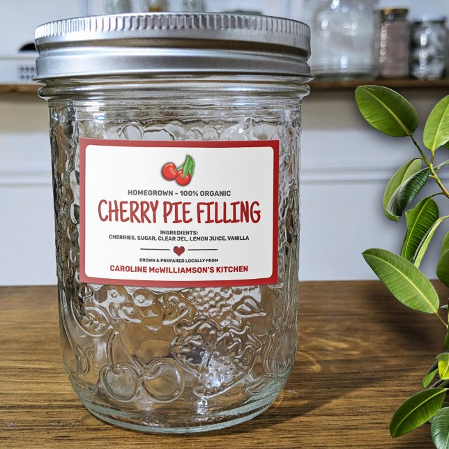 Etiqueta Para Comida Canned Cherries Food Label (Subido por el creador)