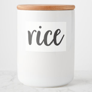 Etiqueta Para Comida Cañones de cocina de cerámica blanca