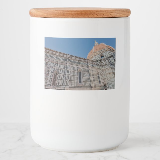 Etiqueta Para Comida Catedral de Florencia (Anverso)